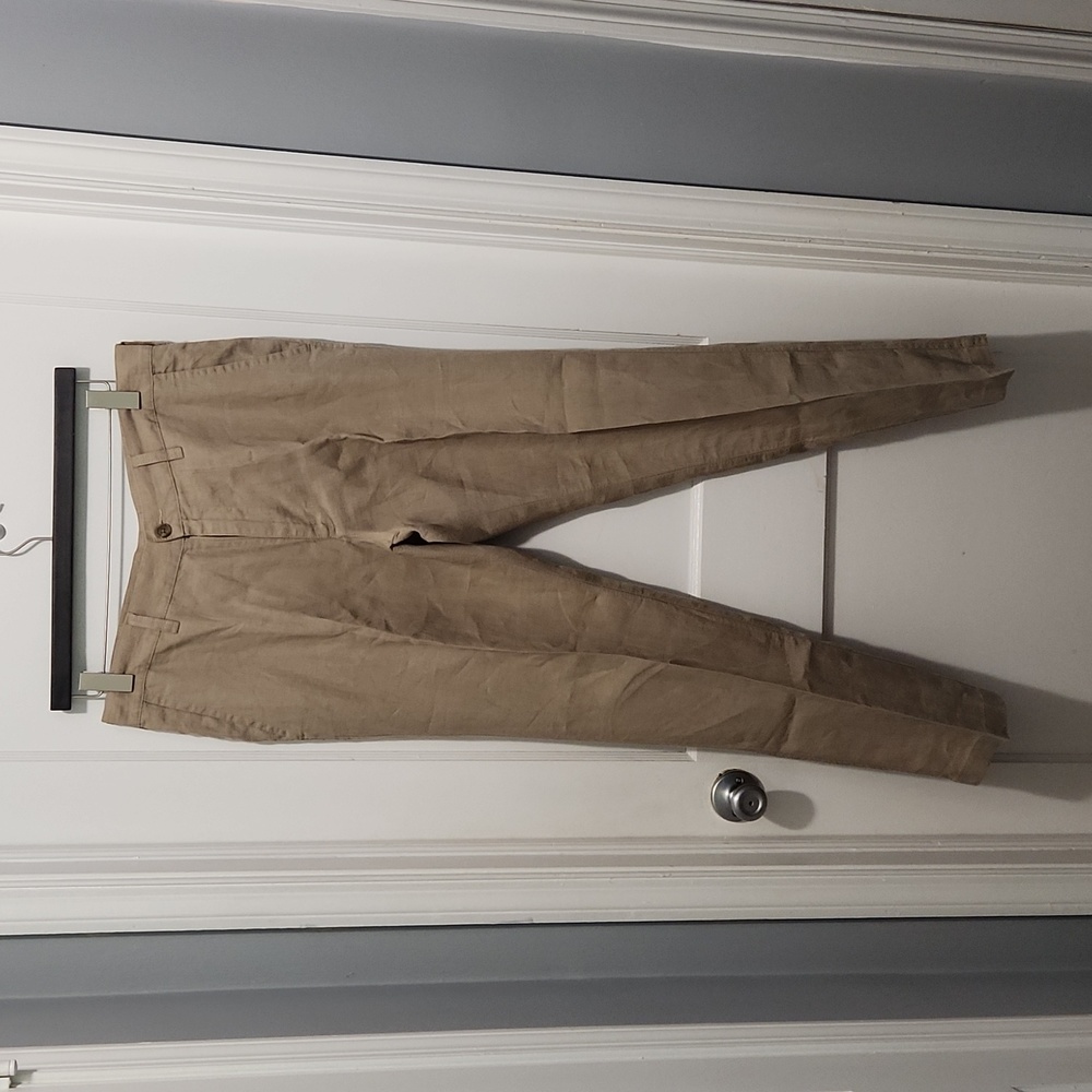 Joseph Abboud Mens Linen Trousers Pants 36x32